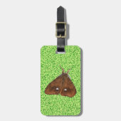 Vapourer Moth Custom Bagagelabel (Voorkant verticaal)