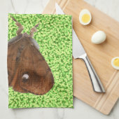 Vapourer Moth Serviette de cuisine (Quart Plié)