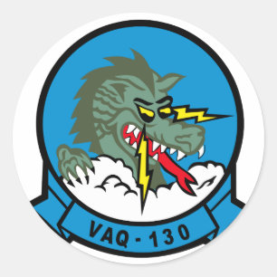 VAQ-130 Zappers Ronde Sticker