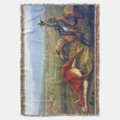 Vaquero C 1830 The Old West The Cowboy Deken (Voorkant Verticaal)