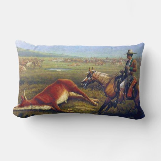 Vaquero C 1830 The Old West The Cowboy Kussen (Voorkant)