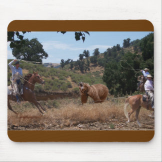 Vaquero Roping Grizzly Mousepad Muismat