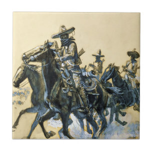 “Vaqueros” Westerse kunst van Charles M Russell Tegeltje
