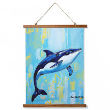 Vaquita-kunst aan de muur – Bedreigde bruinvis
