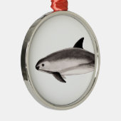 Vaquita Metalen Ornament (Rechts)