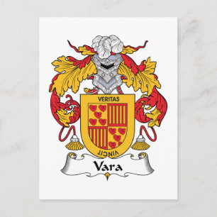 Vara Family Crest Briefkaart