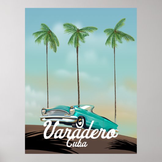 Varadero Cuba Reisposter Poster (Voorkant)