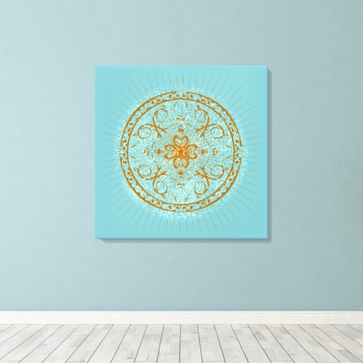 Varanasi - omwikkeld canvas (Insitu (Houten vloer))