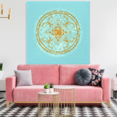 Varanasi - omwikkeld canvas afdruk (Insitu (Woonkamer))