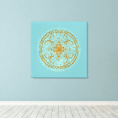 Varanasi - omwikkeld canvas afdruk (Insitu (Houten vloer))