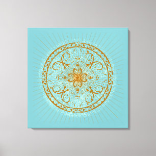 Varanasi - Wrapped Canvas Afdruk