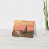 Varen bij Sunset Retirement Kaart (Achterkant)