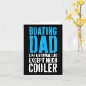 Varen Boot Vader Vaderdag  Kaart (Gele Bloem)