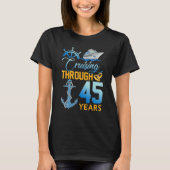 Varen door 45 jaar 45e Jubileum man T-shirt (Voorkant)