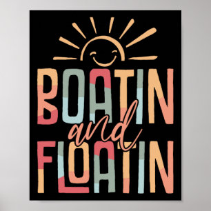 Varen En Drijven Zomer Vakantie Meer Leven Drijven Poster