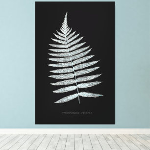 Varen - Gymnogramma Villosa - Röntgenfoto effect - Canvas Afdruk