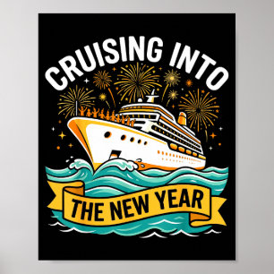 Varen het nieuwe jaar 2026 Cruise Squad in Poster