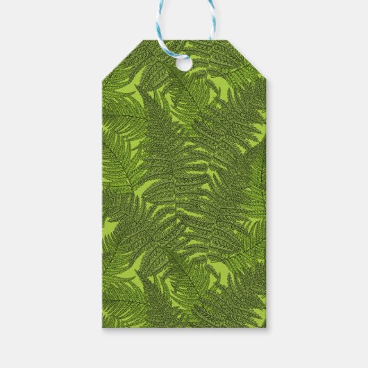 Varen in het groen cadeaulabel (Voorkant)