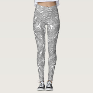 Varen in zwart-wit leggings