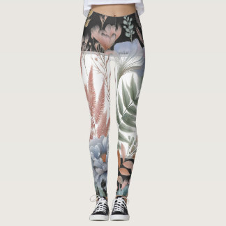 varen laat artistieke pastelpooier achter leggings