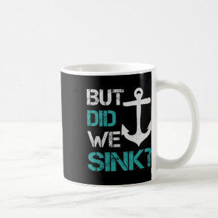 Varen Maar Zijn We Gezonken Platbodem Ponton Kapit Koffiemok