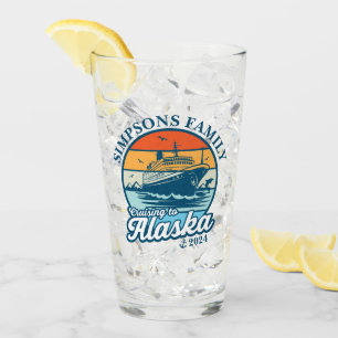 Varen naar Alaska Custom Family Matching Group Glas