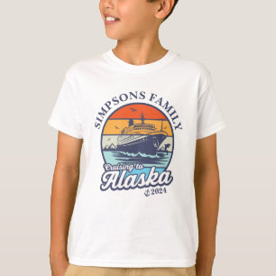 Varen naar Alaska Custom Family Matching Group T-shirt