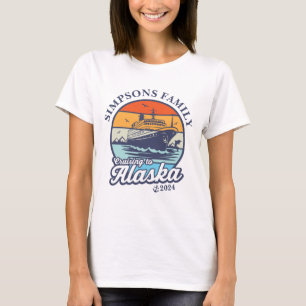 Varen naar Alaska Custom Family Matching Group T-shirt