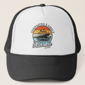 Varen naar Alaska Custom Family Matching Group Trucker Pet (Voorkant)