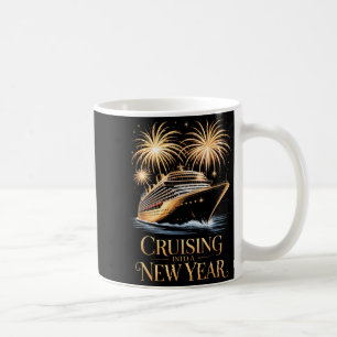 Varen naar het nieuwe jaar Gezinscruiseschip Geluk Koffiemok
