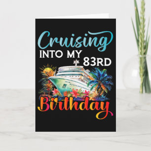 Varen naar mijn 83e verjaardag Cruise Verjaardag R Kaart