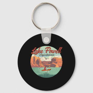 Varen op Lake Powell Utah Arizona Vintage Reis Sleutelhanger