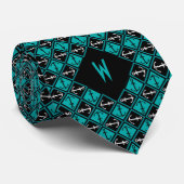 Varen Zeilen Nautisch Anker Stropdas (Opgerold)