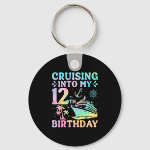 Varend naar mijn 12e verjaardag Cruise Vakantie Oc Sleutelhanger