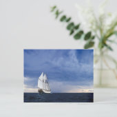 Varend Schip op het Baltische Zee Briefkaart (Staand voorkant)
