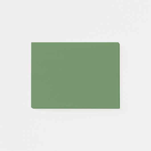 Varengroene effen kleur post-it® notes (Voorkant)