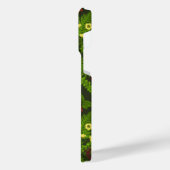 Varens en halskevers, groene bladeren iPhone hoesje (Linkerkant)