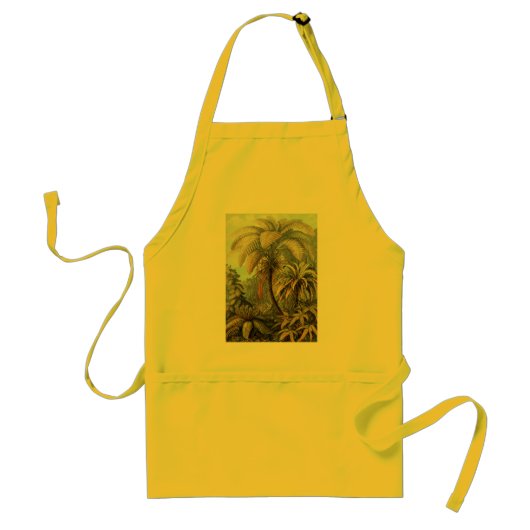 Varens Palmboom Antieke Botanische Varens Kunst Standaard Schort (Voorkant)