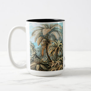 Varens Vintage Planten door Ernst Haeckel Tweekleurige Koffiemok