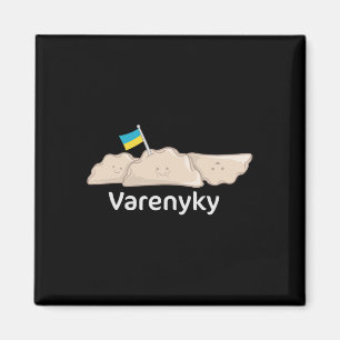 Varenyky Oekraïens eten Oekraïense keuken Vareniki Magneet