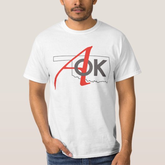 Variabele kleur/stijl AOK-Logo T-shirt (Voorkant)