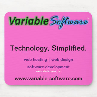Variabele software Muismat, roze Muismat