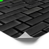 VARIANT Graffiti Groen 2 Mat Poster (Hoek)
