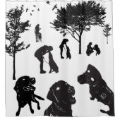 Variation 2 d'amour de chien de service de rideau (Devant)