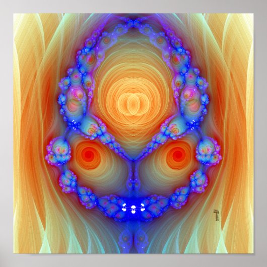 Variation de Fury 2 (12 po x 12 po) Poster d'impre (Devant)