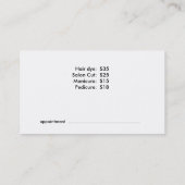 Variation de rendez-vous de type centré (violet) (Dos)