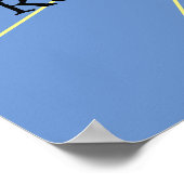 Variation Porch Spirit | Bleu | Poster (Coin)