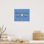 Variation Porch Spirit | Bleu | Poster (Cuisine)