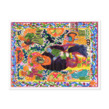 Variation sur carte postale Madonna & Child