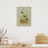 Variegated Wren - Malurus lamberti Poster (Keuken)